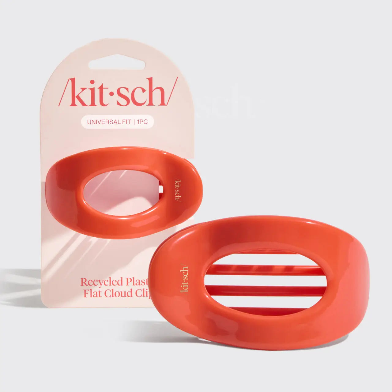 Kitsch: Medium Plastic Cloud Clip in Cherry Print