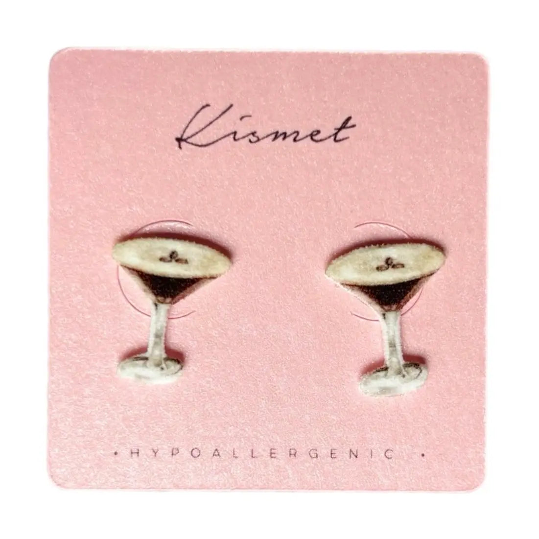 Espresso Martini Stud Earrings