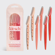 Kitsch: Plastic Dermaplaners 6pc in Assorted Cherry Blossom