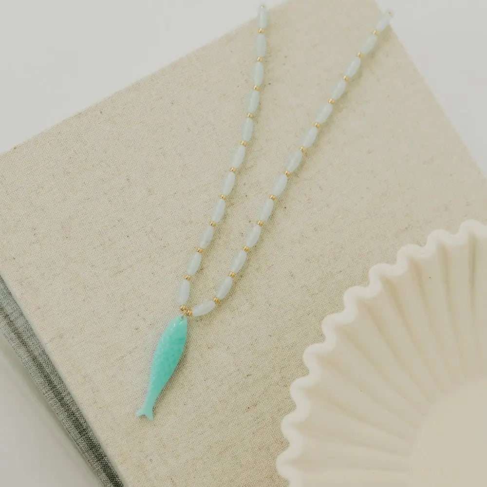 Fortune For the Fish Necklace