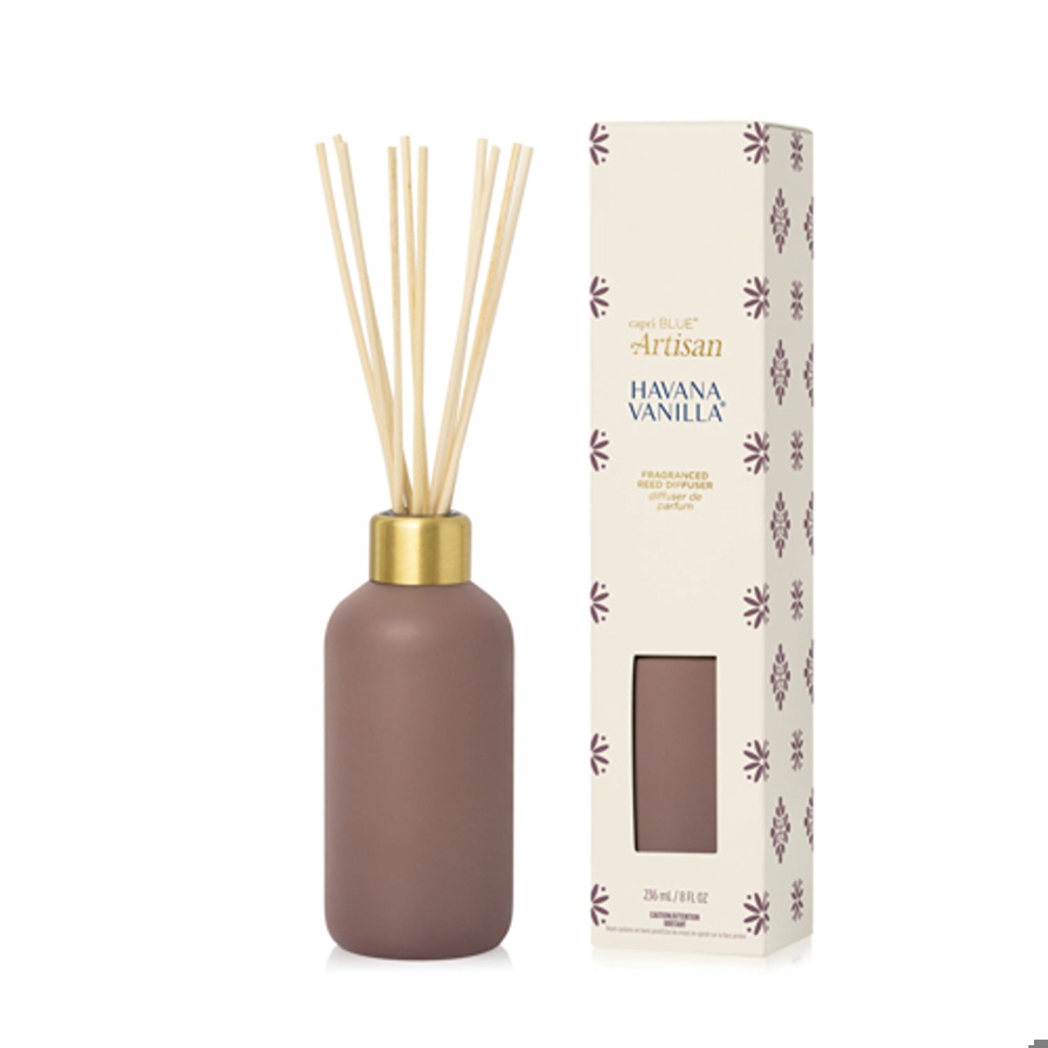 Capri Blue: Havana Vanilla Artisan Terrazza Velluto Reed Diffuser