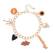 Canvas Style: OSU Cowboys Enamel Icons Charm Bracelet