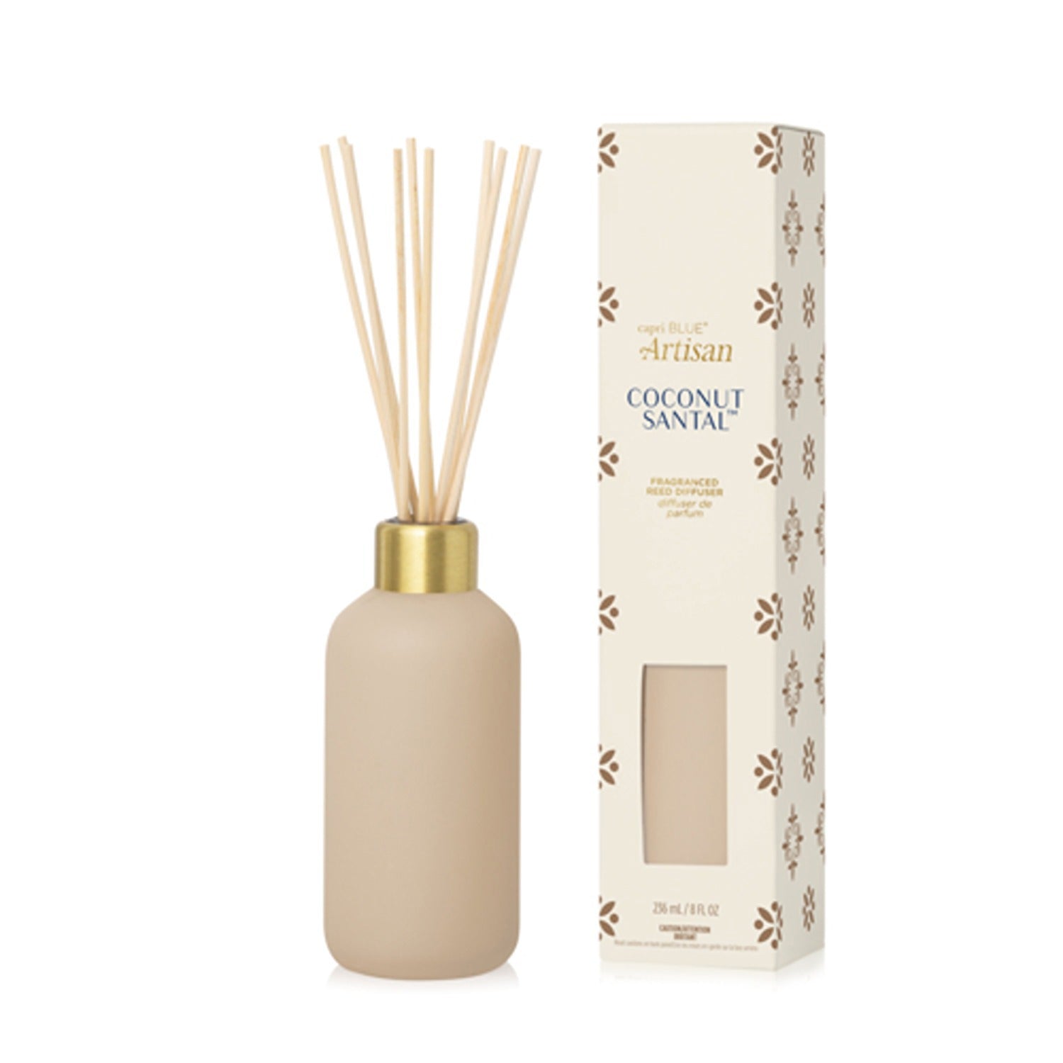 Capri Blue: Coconut Santal Artisan Terrazza Velluto Reed Diffuser