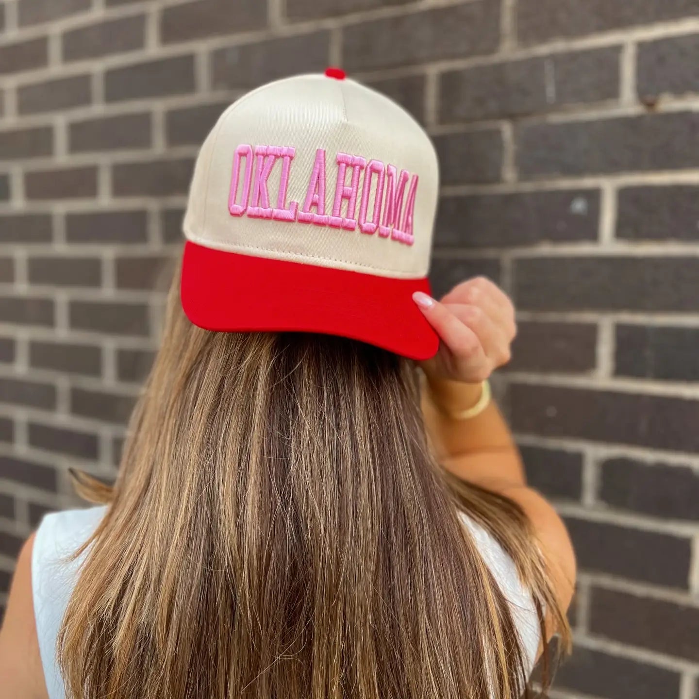 Oklahoma Shade Of Pink Trucker Hat