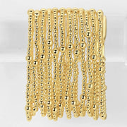 Splendid Iris Women's 3mm Bead with 5mm Accent Stretch Bracelet