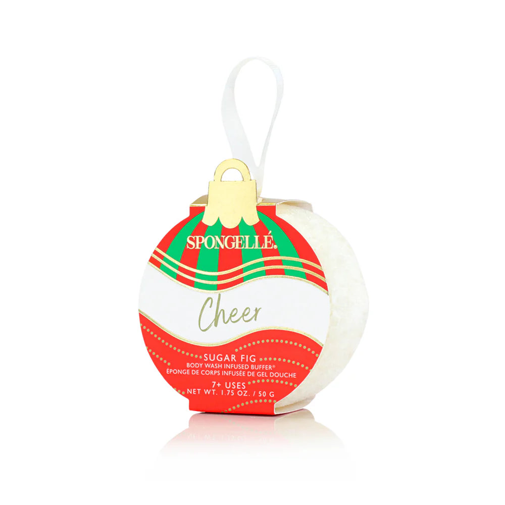 Spongelle: Christmas Ornament Buffer Cheer Sugar Fig
