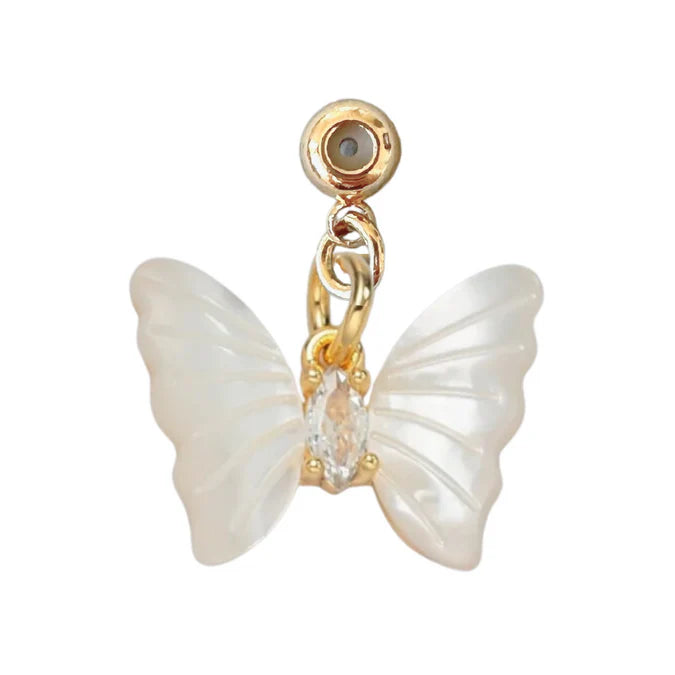 Kinsey Designs: Butterfly Pearl Charm
