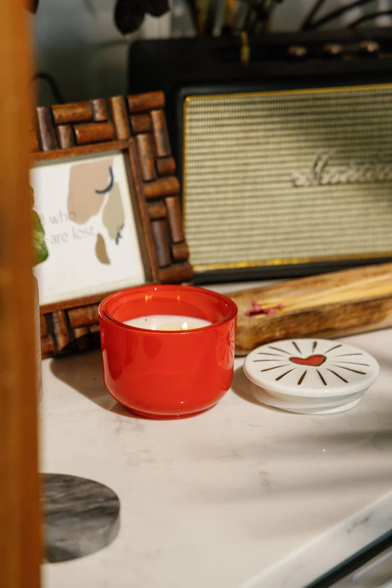 Paddywax: Charmed Candle in Red