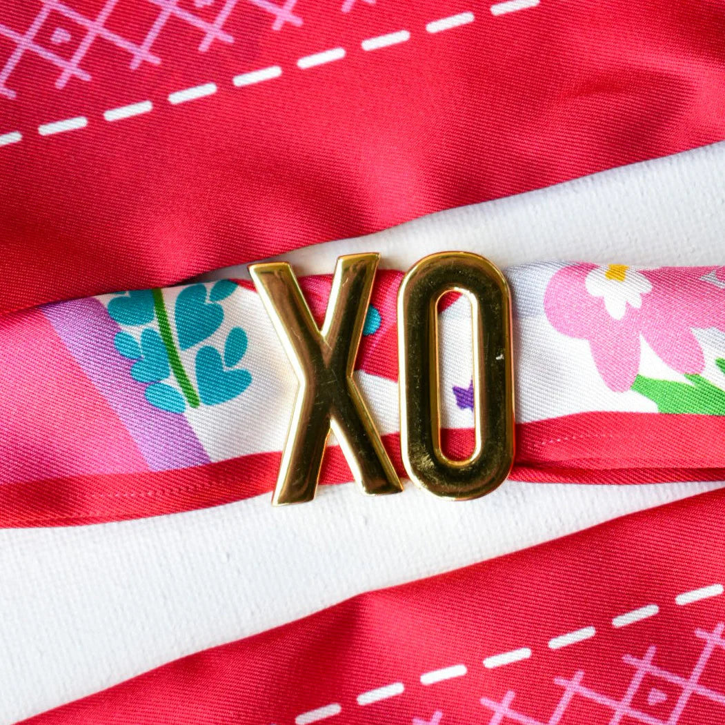 Saturday Silks: Alphabet Skinny Scarf Slider