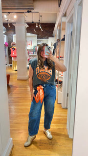 LivyLu: OSU Cowboys Campus Classic Smoke Cropped Tee