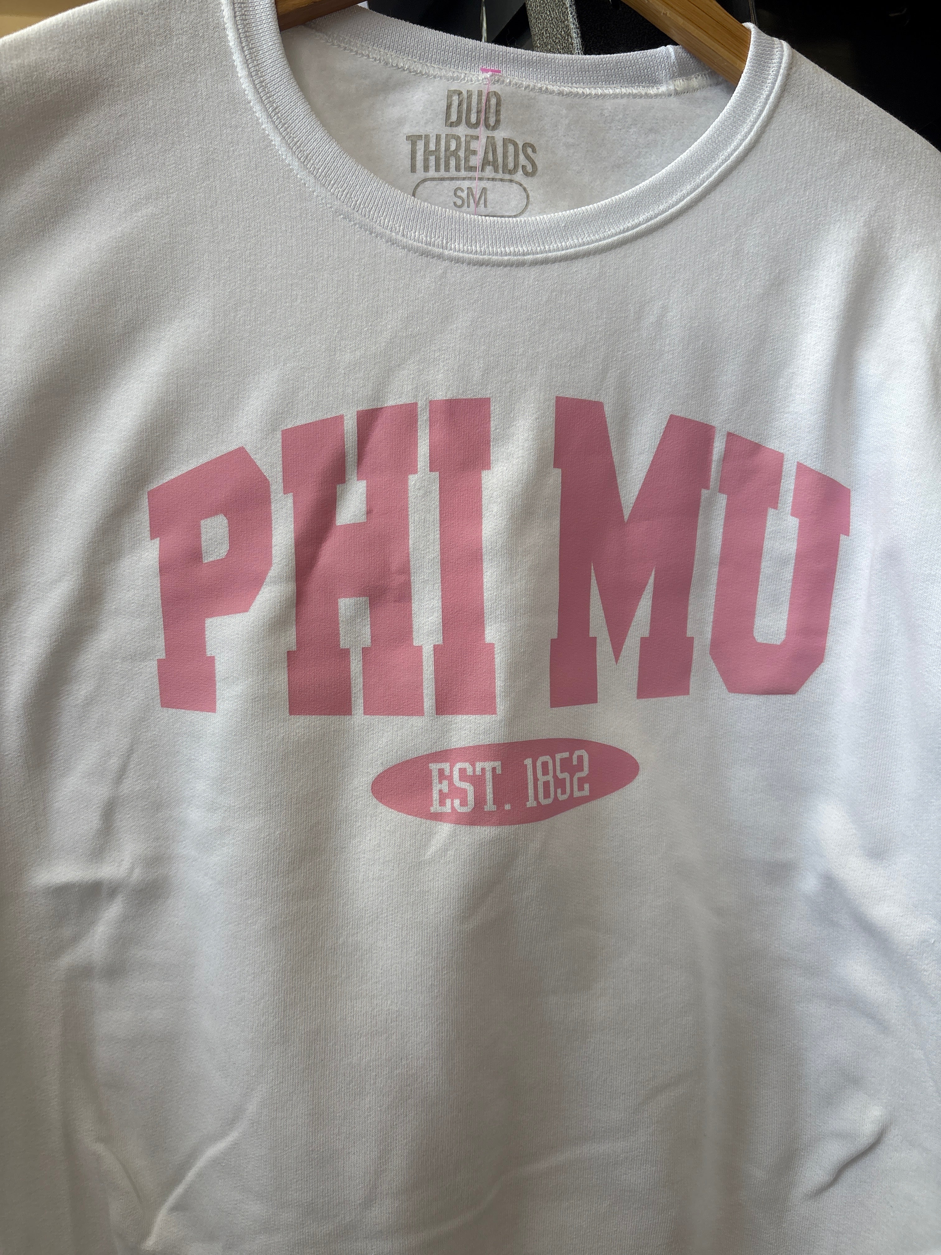2025 Sorority Sweatshirt: Phi Mu