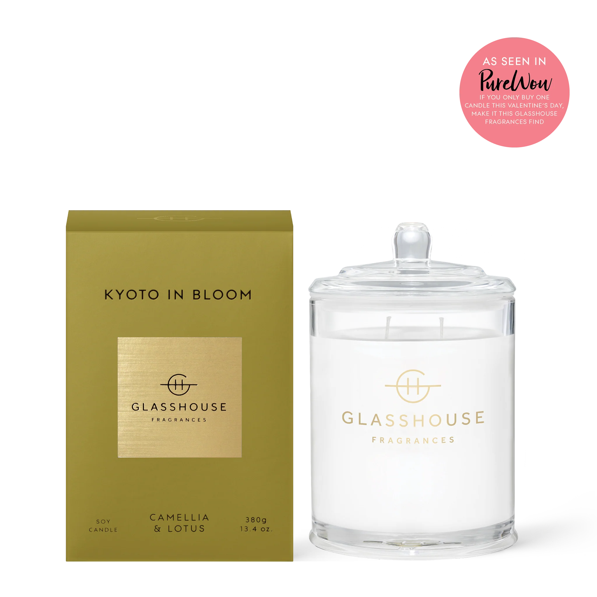Glasshouse Fragrances: Kyoto In Bloom 13.4 oz. Candle
