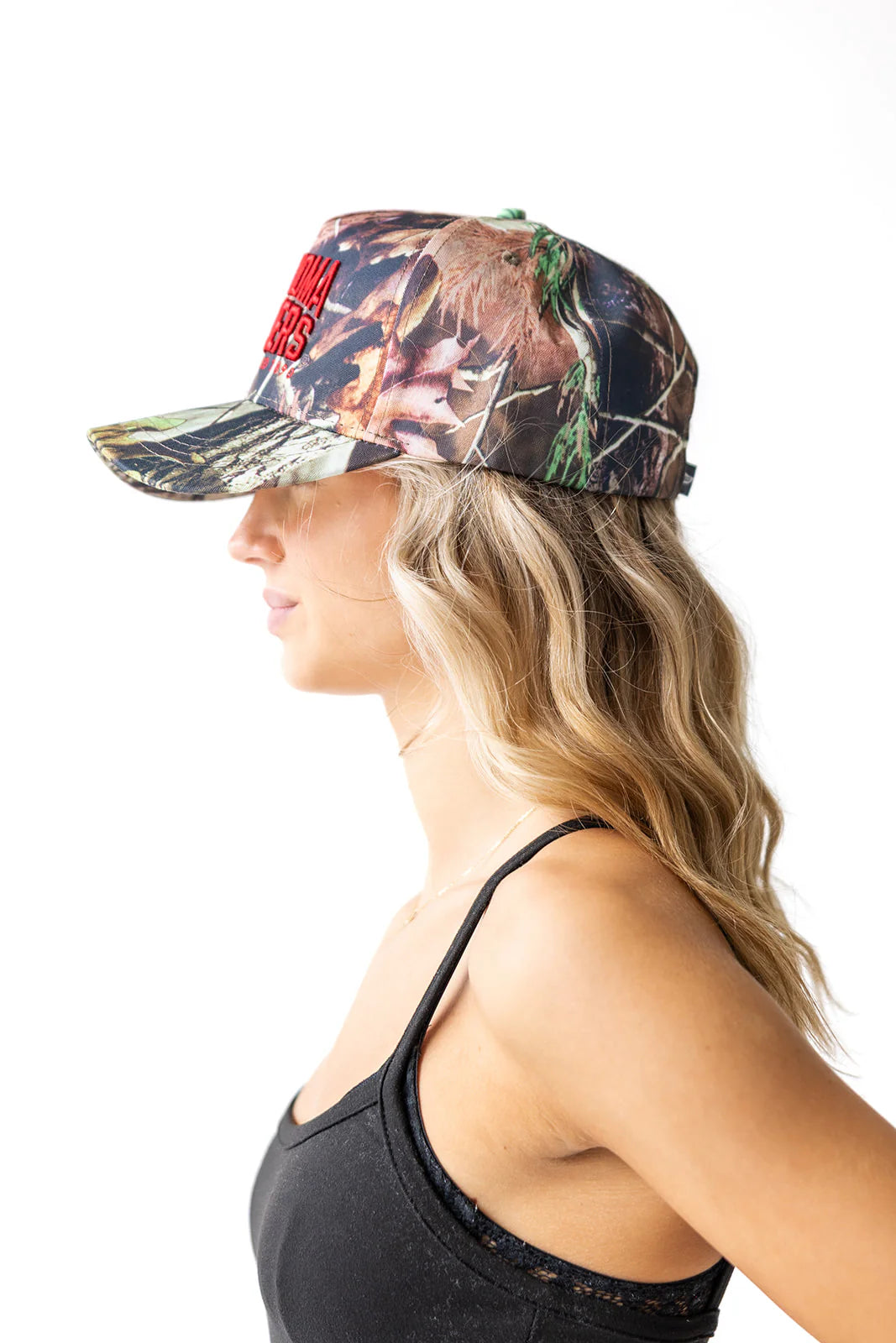 Oklahoma Brando Canvas Trucker Hat in Camo