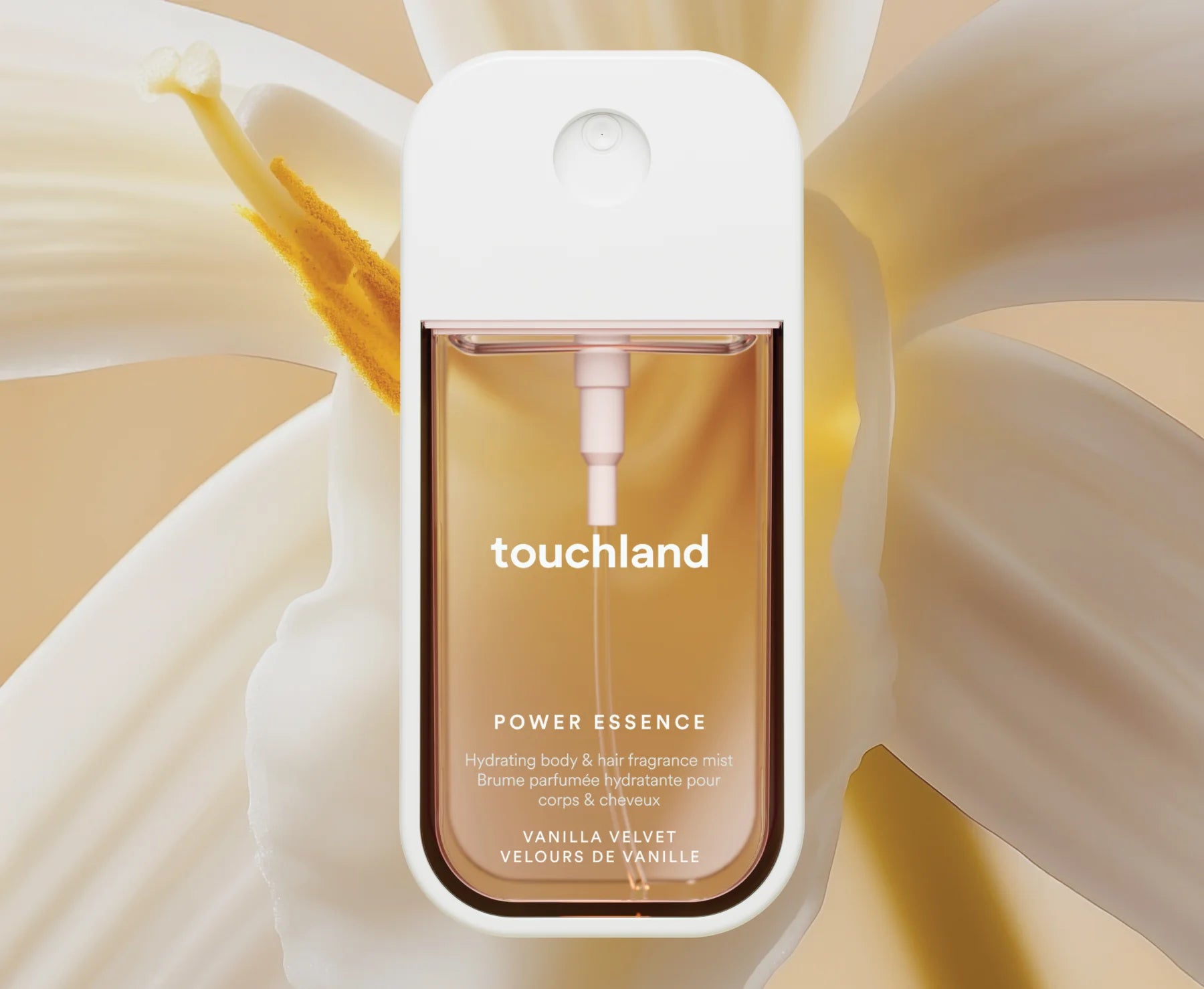 Touchland Hydrating Body & Hair Fragrance Mist in Vanilla Velvet