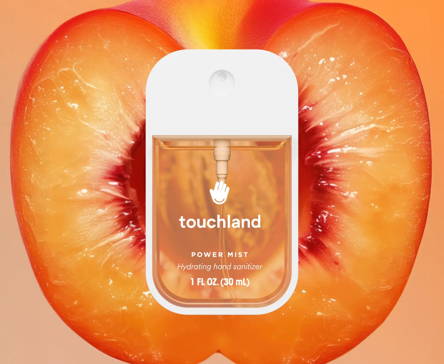 Touchland Power Mist Hand Sanitizer in Velvet Peach