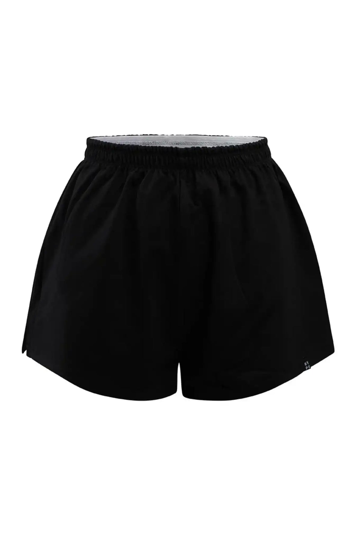 black sweat shorts