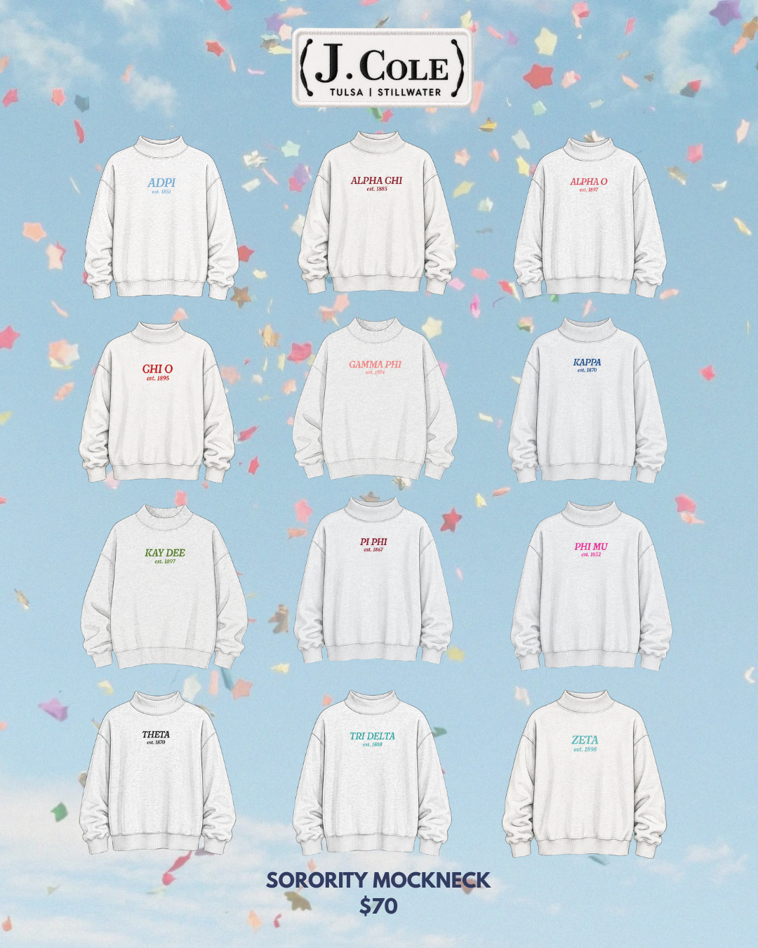 PRE ORDER: The Darling Effect: Sorority Mock Neck