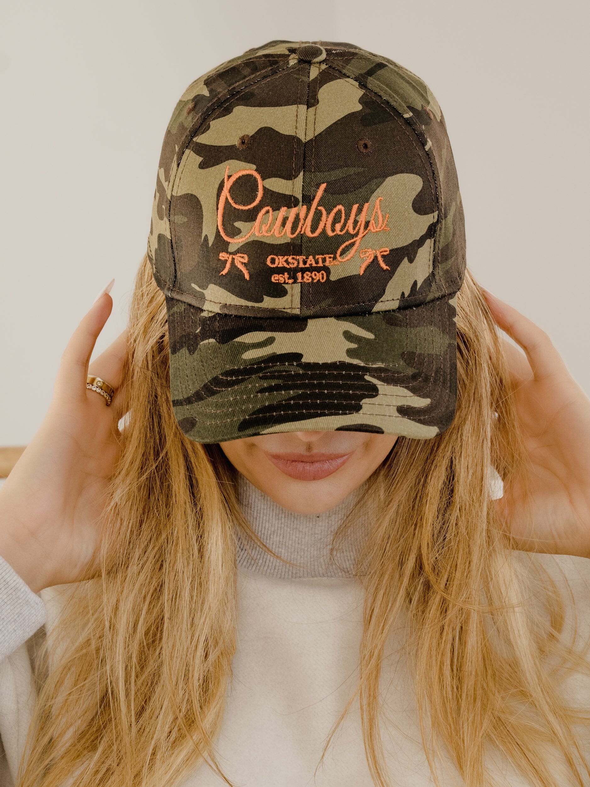 Livy Lu: OSU Cowboys Established Date Bows Hat in Camo