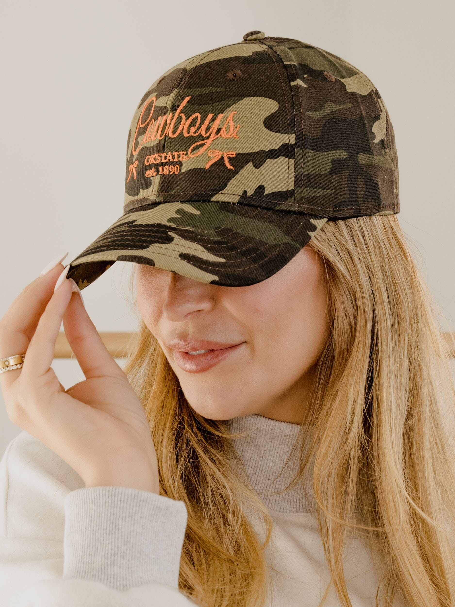Livy Lu: OSU Cowboys Established Date Bows Hat in Camo