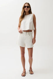 Pistola: Kimora High Rise A-Line Short
