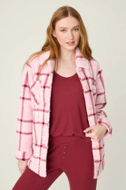 P.J. Salvage: Let's Get Cozy Jacket in Baby Pink