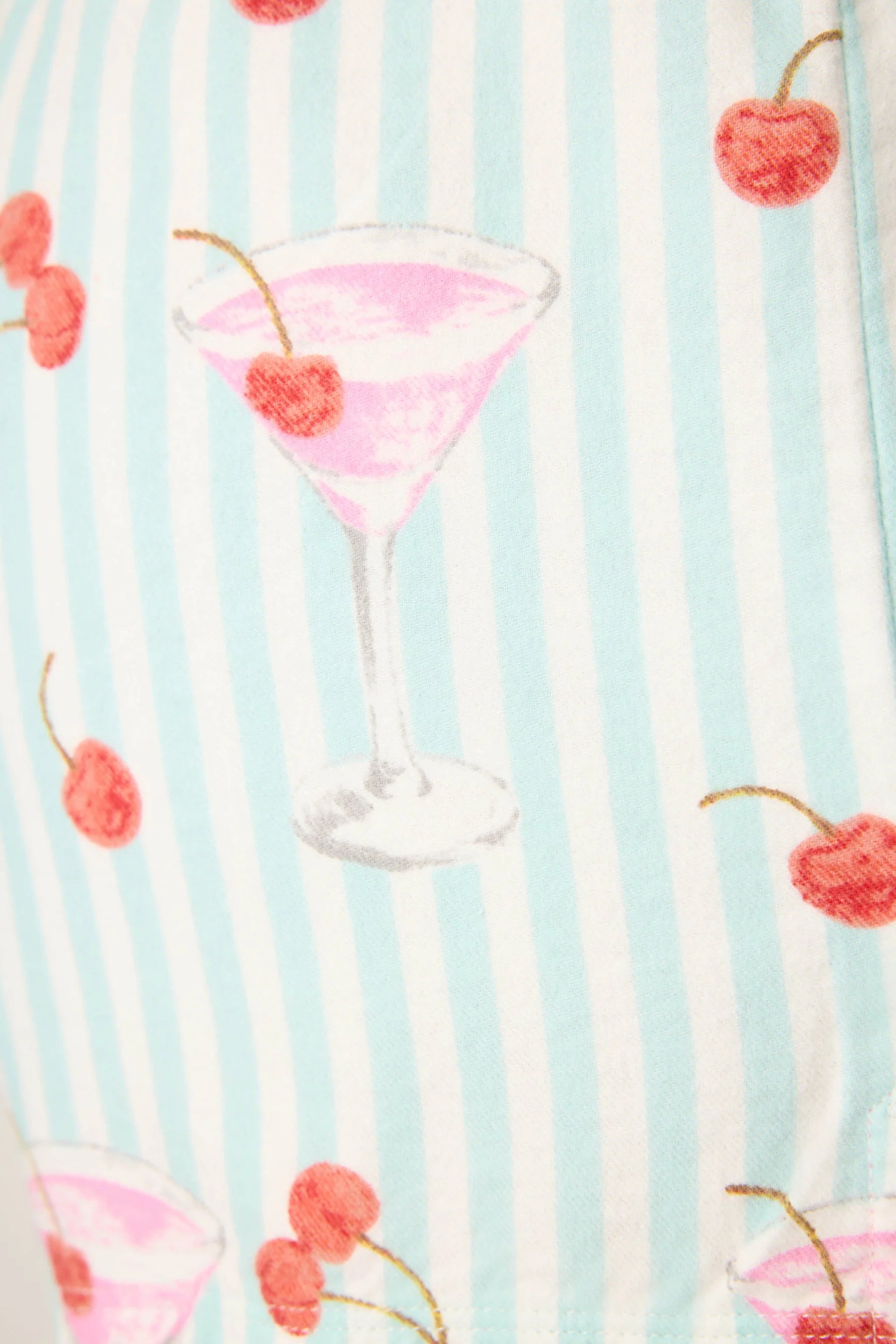 P.J. Salvage: Cherry Martini Boxer in Light Mint