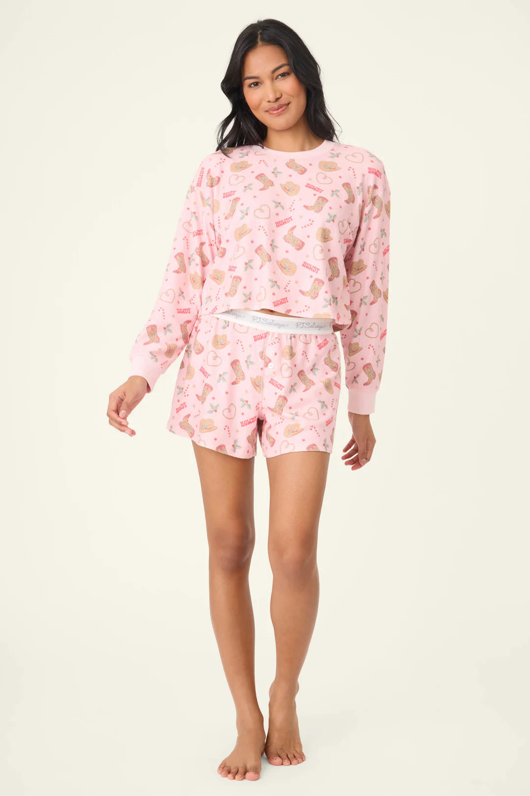 P.J Salvage: PJ Set Western Boyfriend Boxer Set