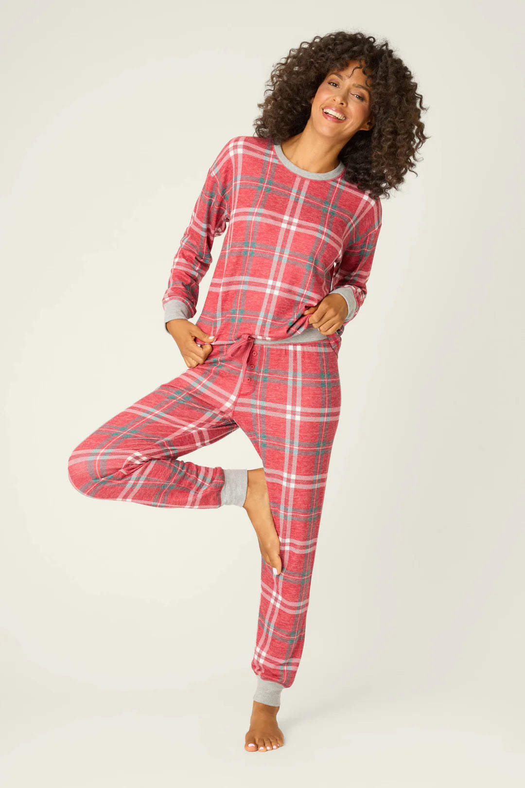 P.J SALVAGE: Pant Plaid Let's Get Toasty