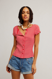 Free People: Most Wanted Striped Cardi