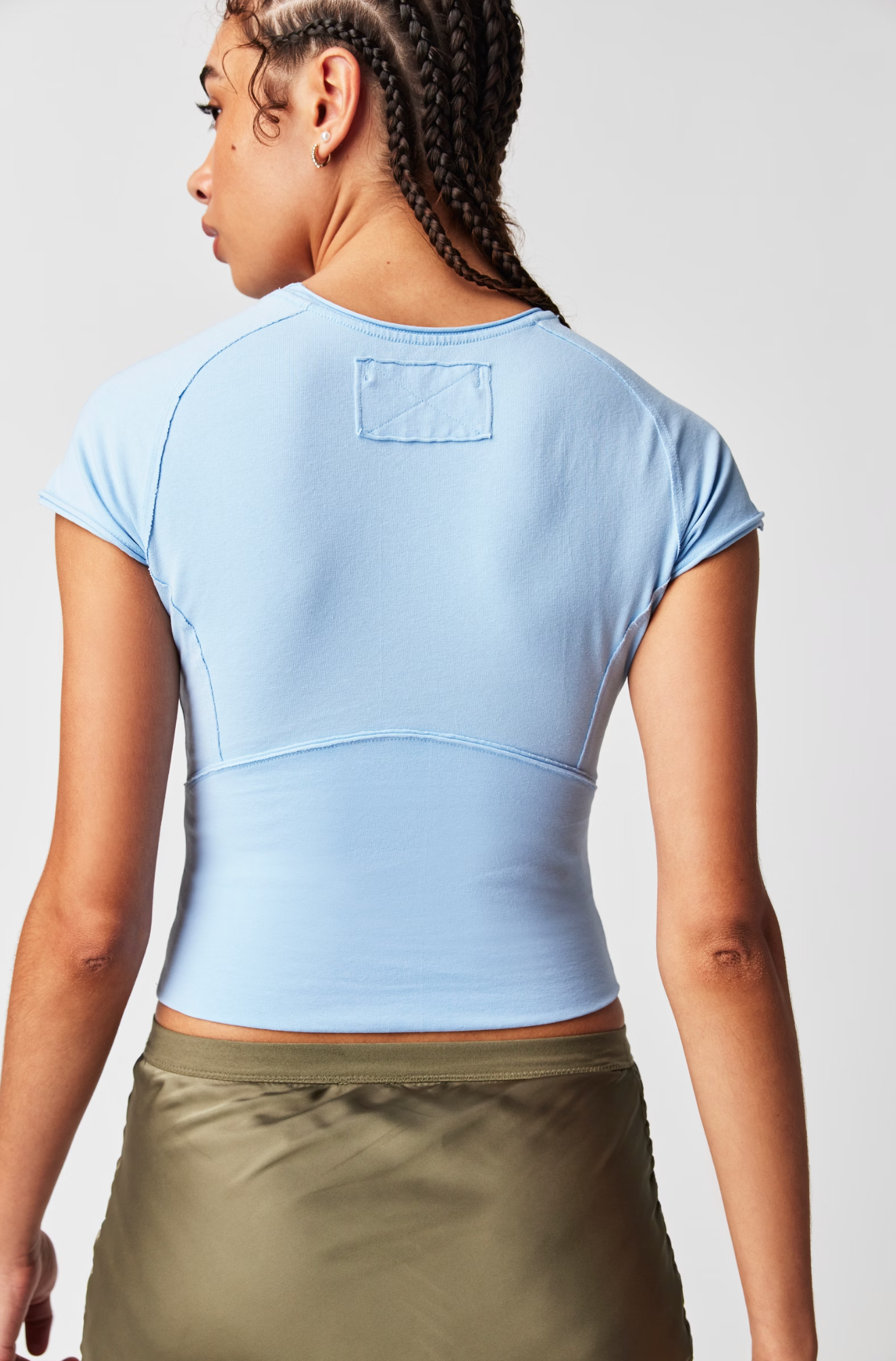 Free People: Protagonist Tee in Dream Blue