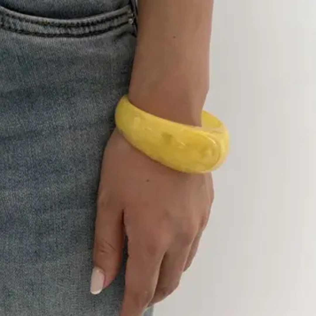 Acrylic Cuff in Yellow at J.Cole Shoes Tulsa and Stillwater