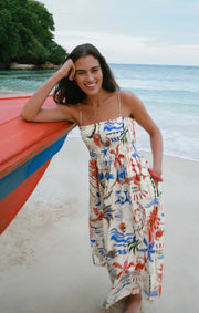 Z Supply: Cornelia Gateway Midi Dress in Multi