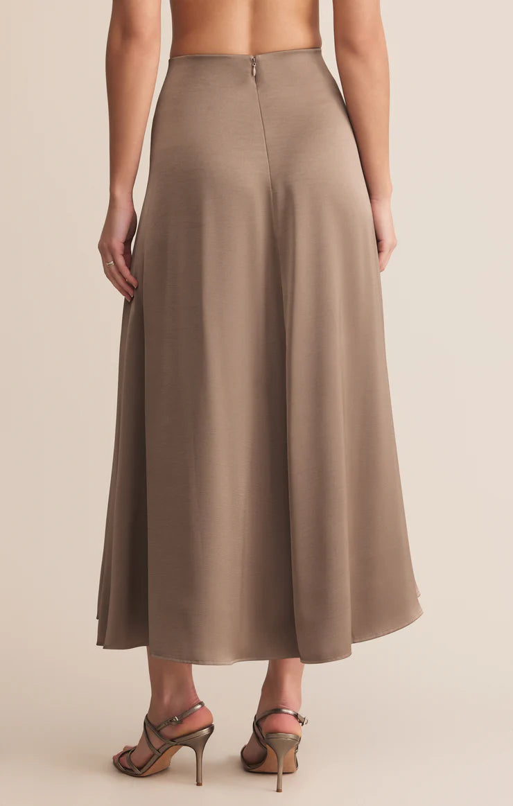 Z Supply: Northpoint Midi Skirt in Moonlight