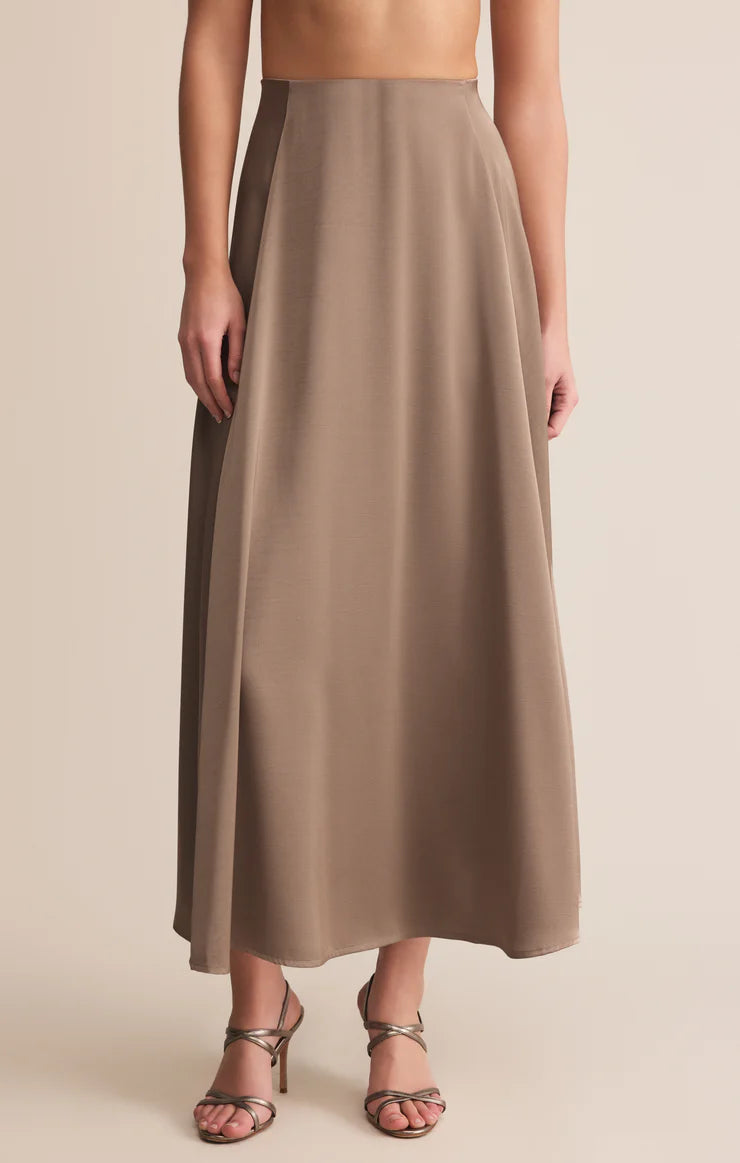 Z Supply: Northpoint Midi Skirt in Moonlight