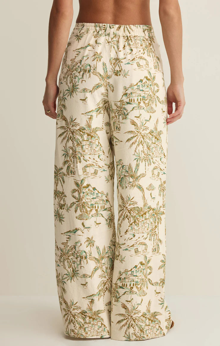 Z Supply: Overlook Tiki Tide Linen Pant