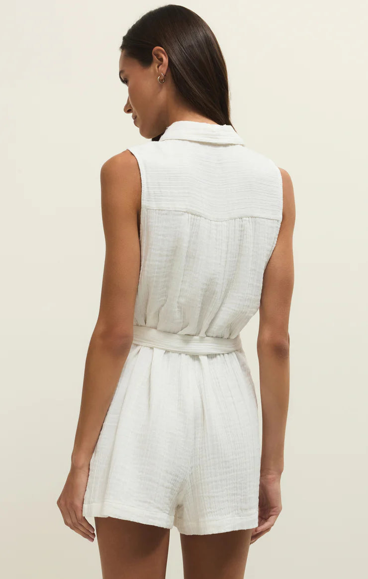 Z Supply: New Light Romper White