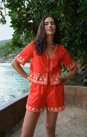 Z Supply: Cast of Waves Shorts in Lychee