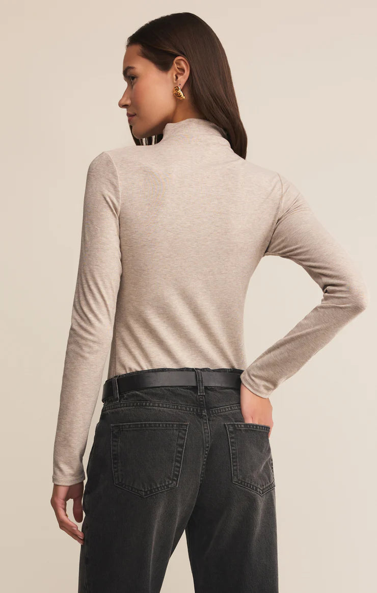 Z Supply: Lira Top in Natural Heather