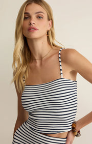 Z Supply: Caffari Stripe Tube Top in Eclipse