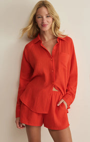 Z Supply: The Perfect Airy Top in Lychee