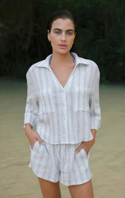 Z Supply: Helena Striped Shirt in Sea Salt