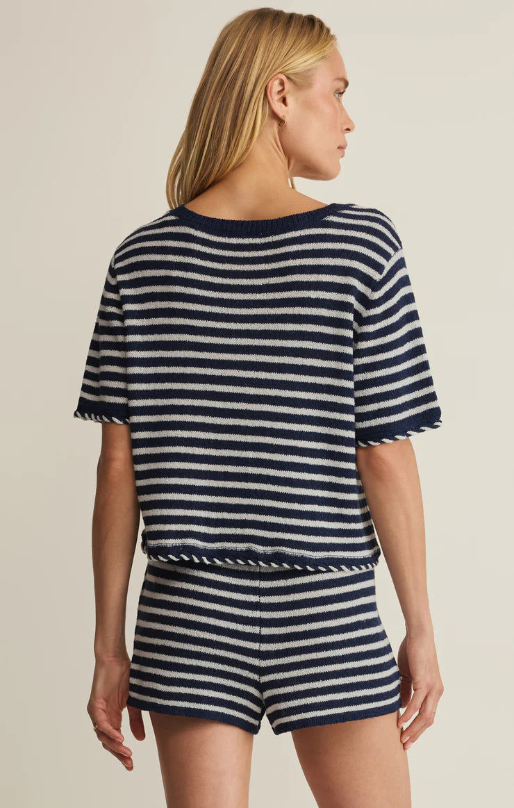 Z Supply: Patton Sweater Top in Eclipse
