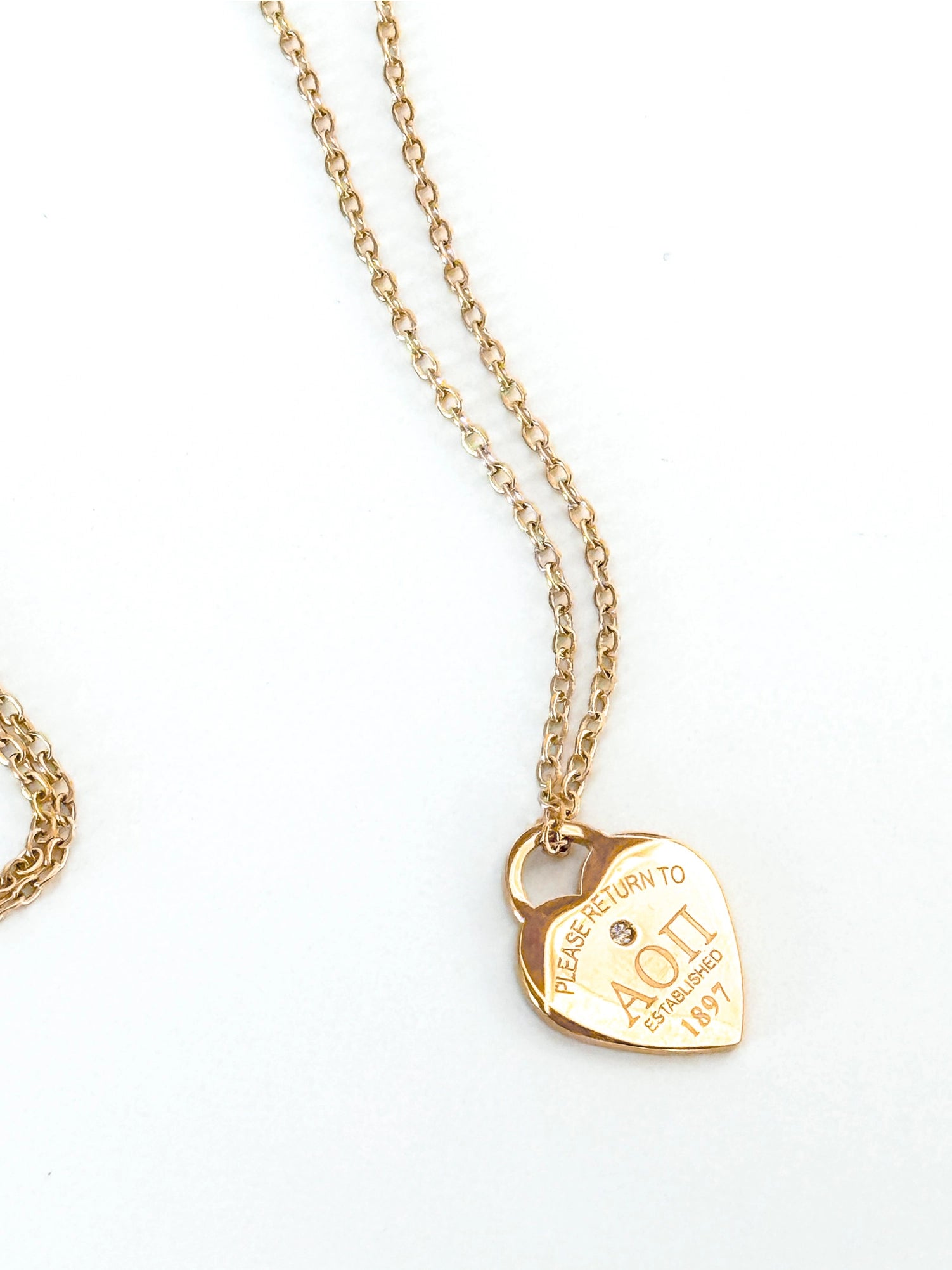 Duo Threads: "Please Return" Sorority Necklace