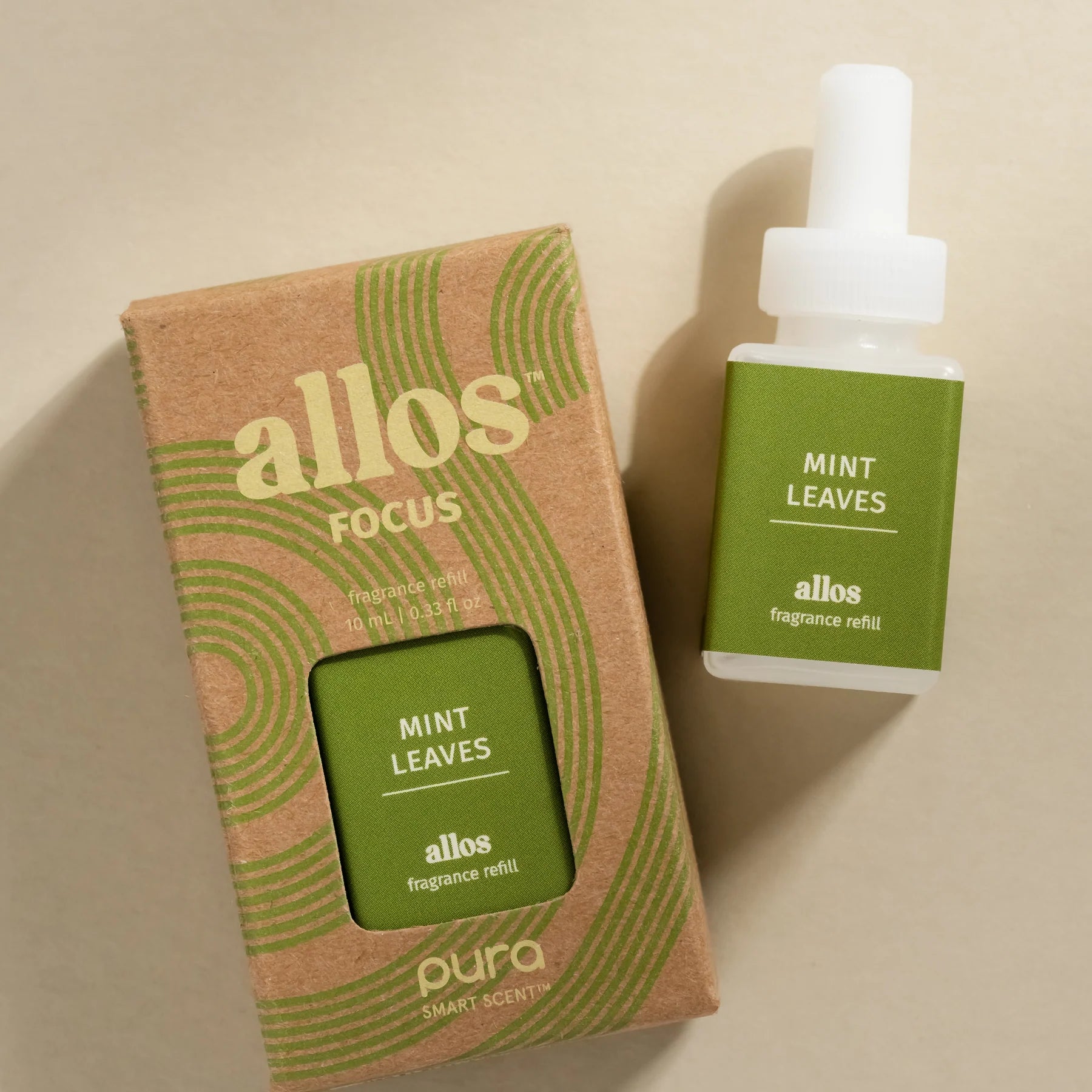 Pura: Allos Mint Leaves Smart Vial at jcole shoes