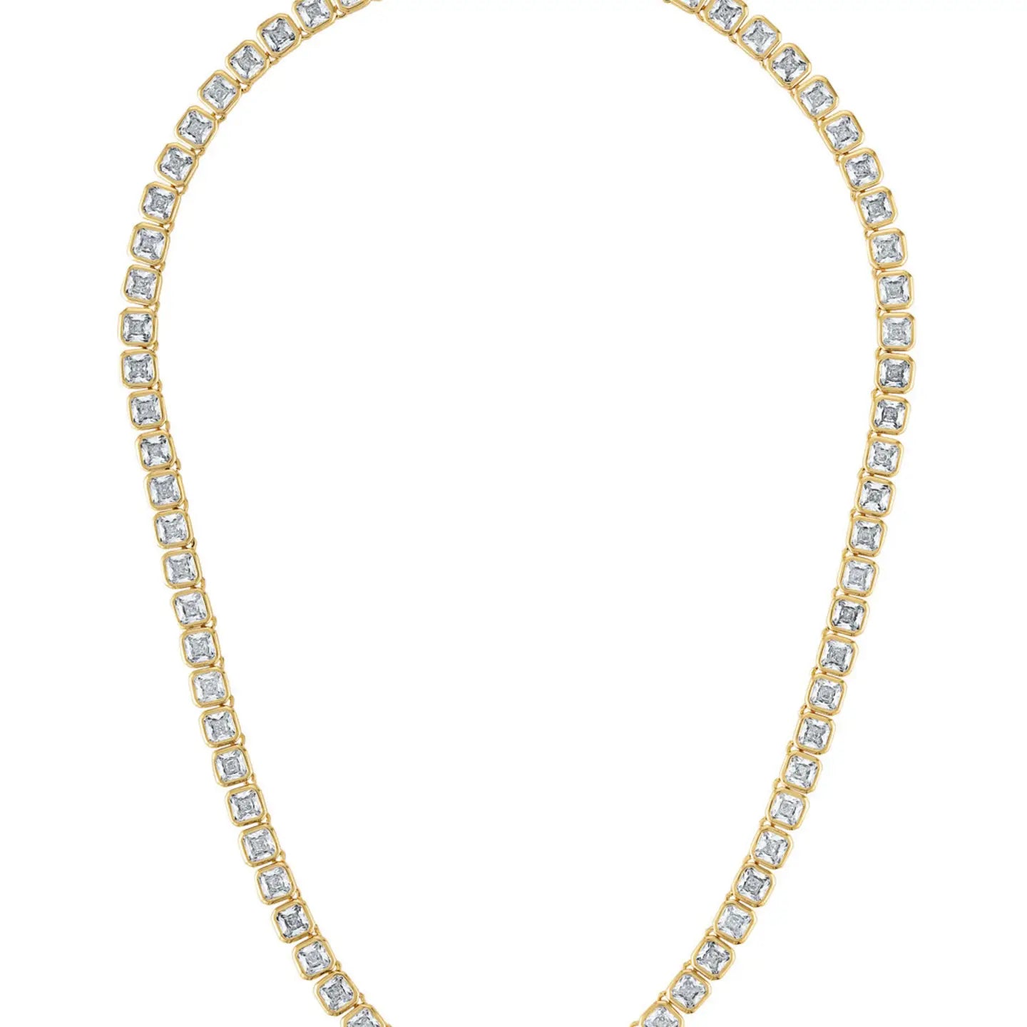 Kinsey Designs: Blaire Square Tennis Necklace