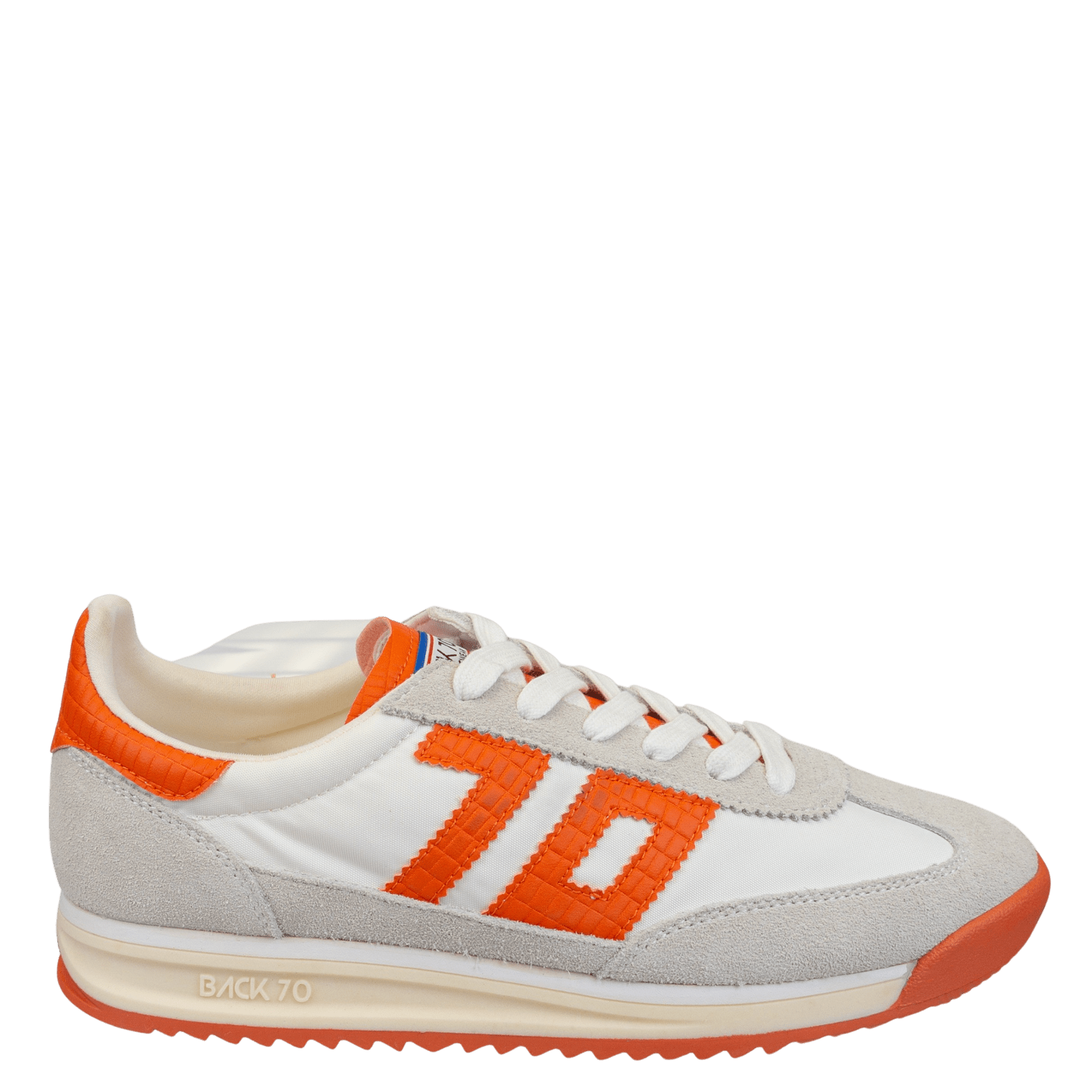 BACK 70 - BARKLEY JOGGER in WHITE ORANGE Sneakers - J. Cole ShoesBACK 70BACK 70 - BARKLEY JOGGER in WHITE ORANGE Sneakers