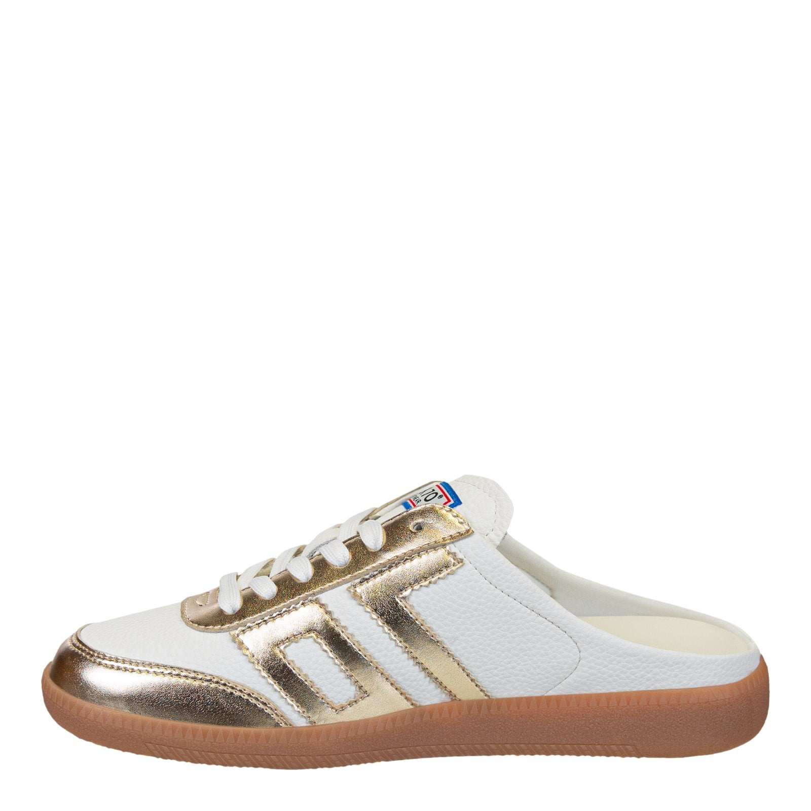 BACK 70 - EASTER in METALLIC GOLD Backless Sneakers - J. Cole ShoesBACK 70BACK 70 - EASTER in METALLIC GOLD Backless Sneakers