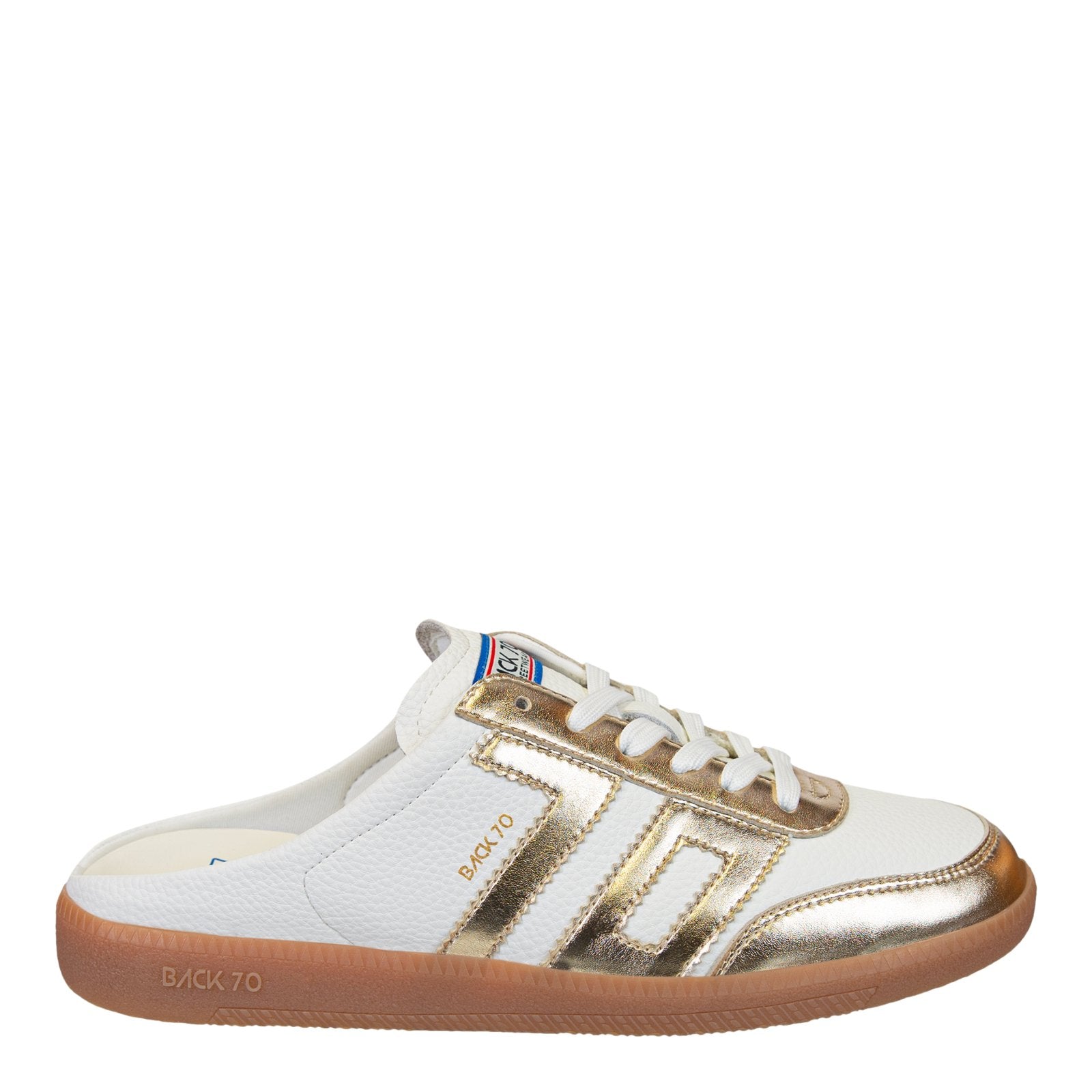 BACK 70 - EASTER in METALLIC GOLD Backless Sneakers - J. Cole ShoesBACK 70BACK 70 - EASTER in METALLIC GOLD Backless Sneakers