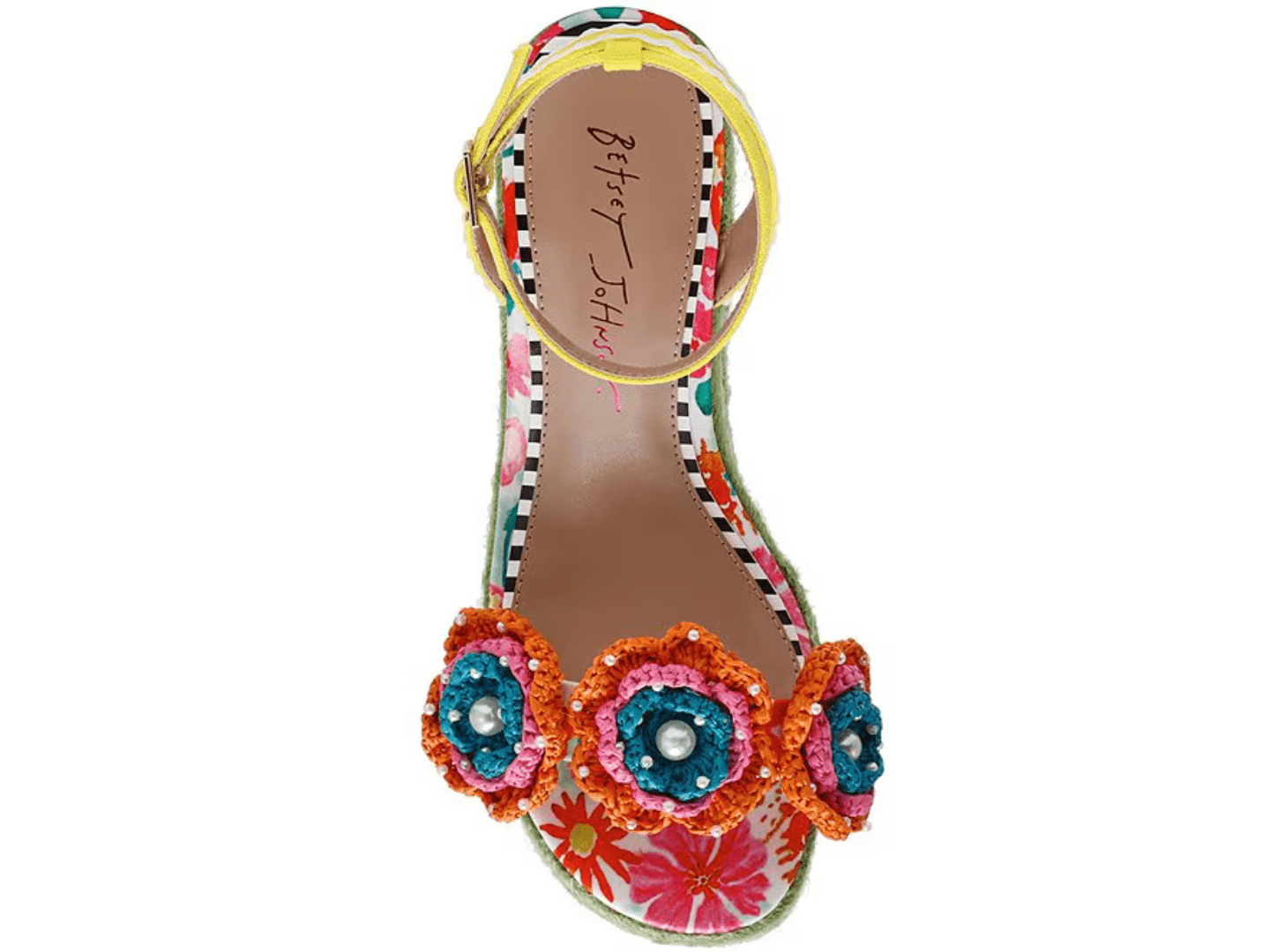 Betsy Johnson: Marabela in White Multi - J. Cole ShoesBETSEY JOHNSONBetsy Johnson: Marabela in White Multi