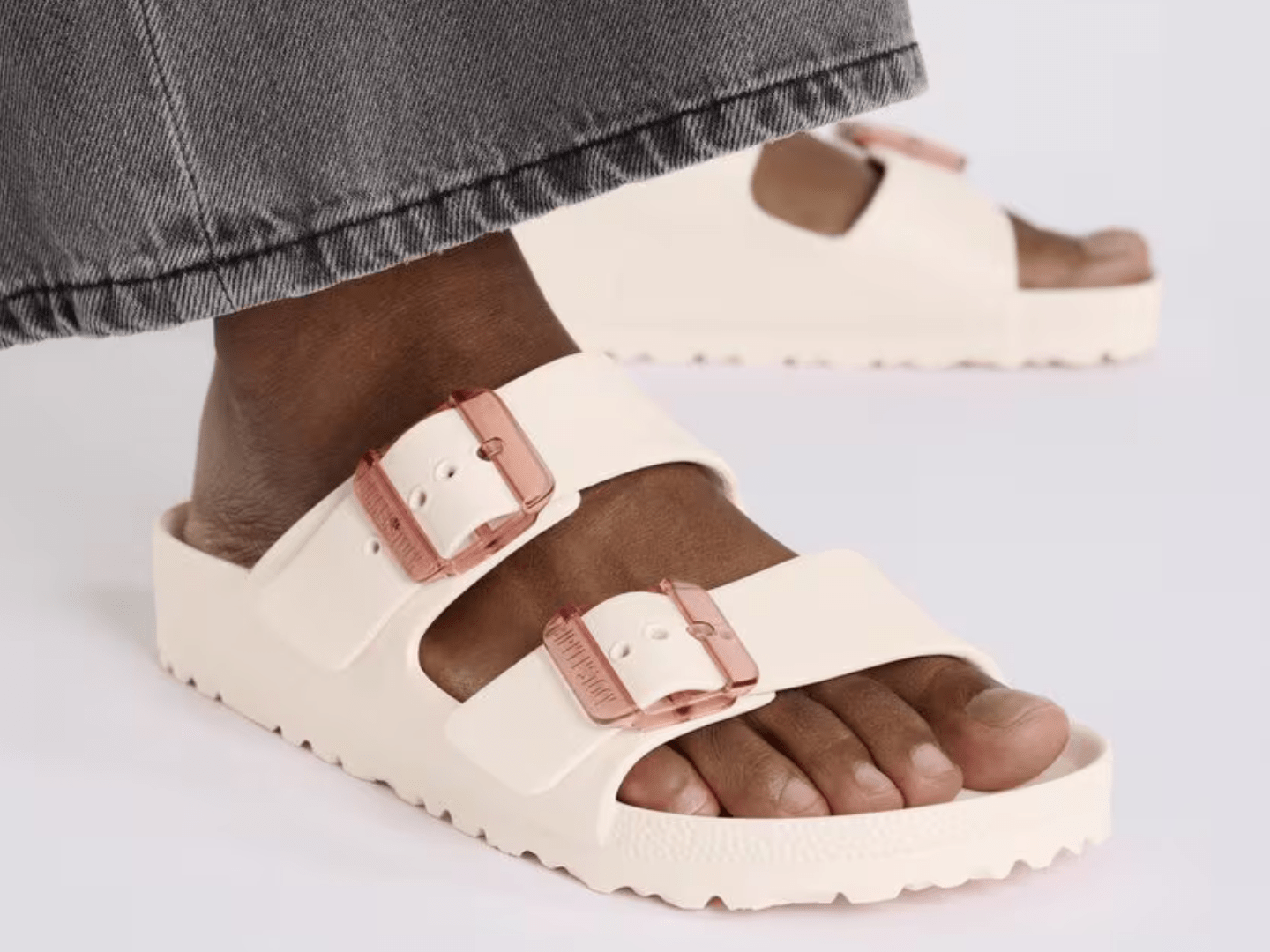 Birkenstock Arizona Stealth Buckle Lt Rose EVA - J. Cole ShoesBIRKENSTOCKBirkenstock Arizona Stealth Buckle Lt Rose EVA